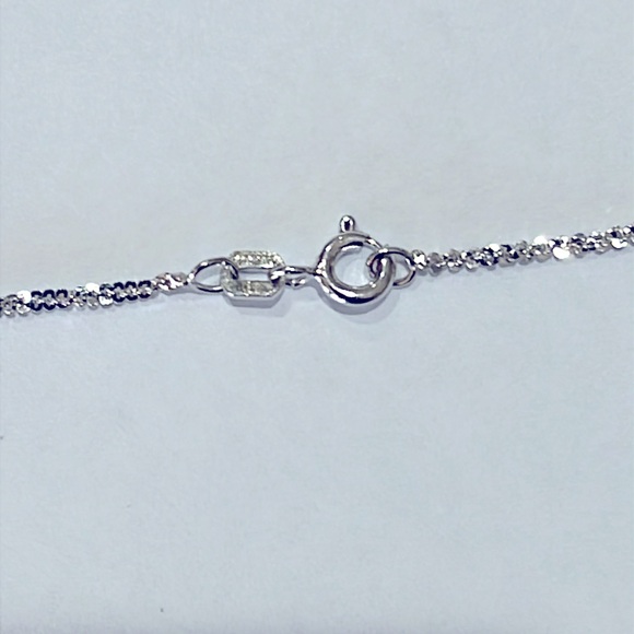 1.5ct Genuine Star Ruby 14KWGP Necklace - Picture 5 of 6